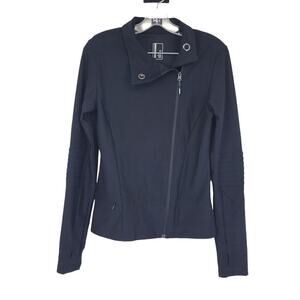 Mondetta Zip Front Sports Jackets in Black Size Small